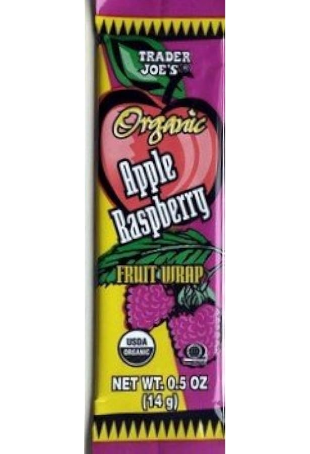 Amazon.com: Trader Joes Organic Apple Raspberry Fruit Wrap (Pack